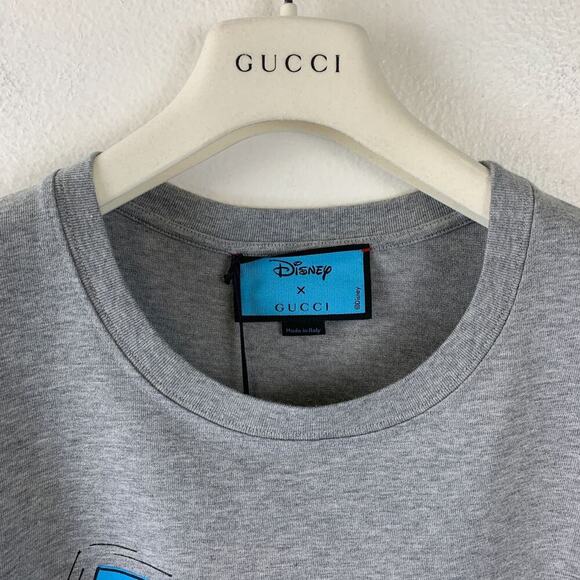 NWT Gucci X Disney Donald Duck T-Shirt Gray Size L - Picture 10 of 15